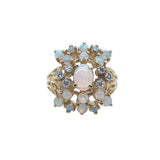 Women's 14k Yellow Gold Retro Ring