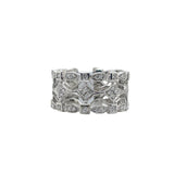 Women's 14k White Gold Art Deco Ring