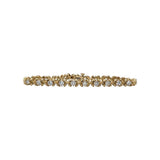 14k Yellow Gold 3.50ctw Fancy Link Diamond Bracelet