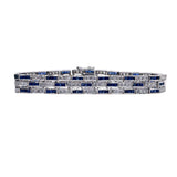 Women's 18k White Gold Art Deco Bracelet