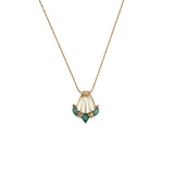 Women's 14k Yellow Gold Mid-Century Modern Pendant