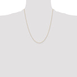 14k .4 mm Carded Cable Rope Chain