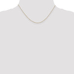 14k .5mm Carded Box Chain