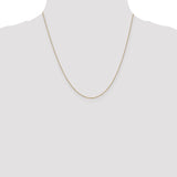 14k .5mm Carded Box Chain