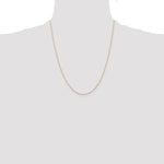 14k .5 mm Carded Cable Rope Chain