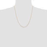 14k .5 mm Carded Cable Rope Chain