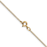 14k .42 mm Carded Curb Chain