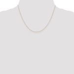 14k .42 mm Carded Curb Chain