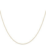 14k .42 mm Carded Curb Chain