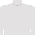 14k White Gold .7 mm Carded Cable Rope Chain