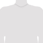 14k White Gold .95 mm Carded Cable Rope Chain