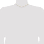 14k .95 mm Carded Cable Rope Chain