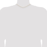 14k .95 mm Carded Cable Rope Chain