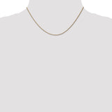 14k .95 mm Carded Cable Rope Chain