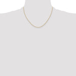 14K 1.15mm Carded Cable Rope Chain