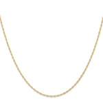 14K 1.15mmCarded Cable Rope Chain