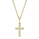 14k Yellow Gold 0.06ctw Diamond Pendant
