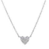 14k White Gold 0.09ctw Diamond Pendant
