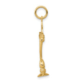 14K 3D Menorah Charm