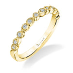 White Gold Stackable Band