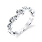Unique Spiral Wedding Band
