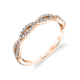 Spiral Stackable Wedding Band