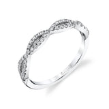 Spiral Stackable Wedding Band