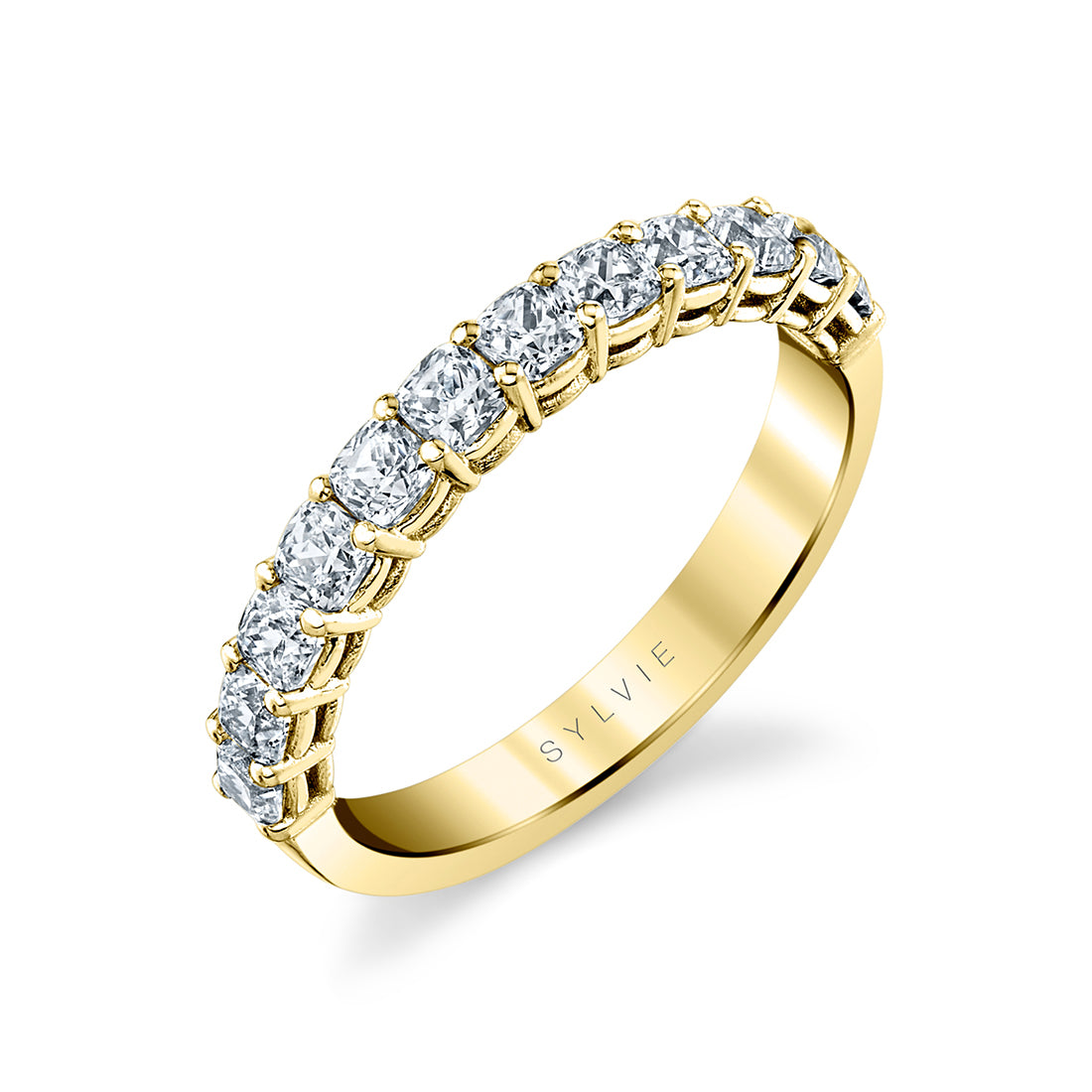 Cushion Shaped Wedding Band - 1.20 CT