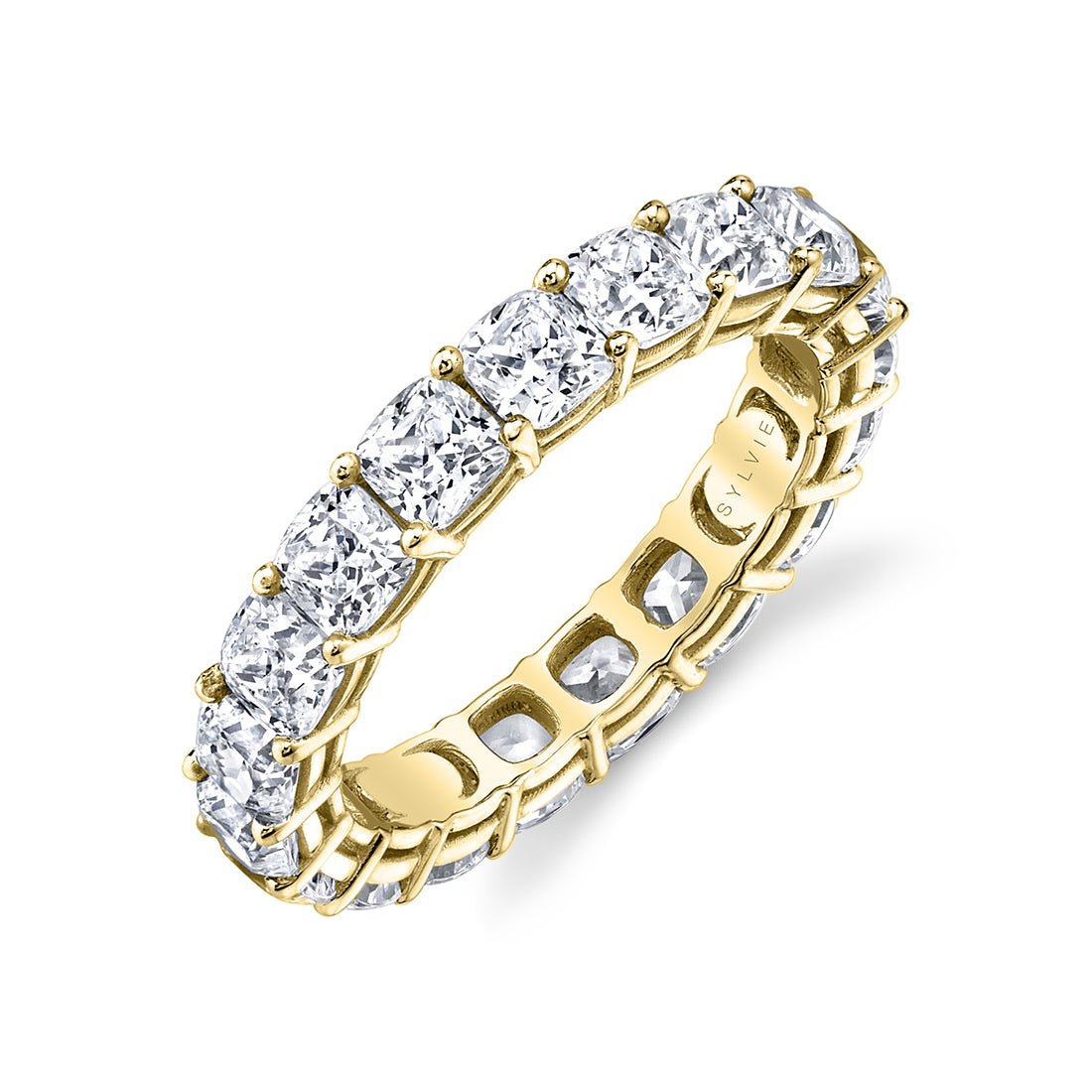 Cushion Cut Diamond Eternity Band 4.75 CT