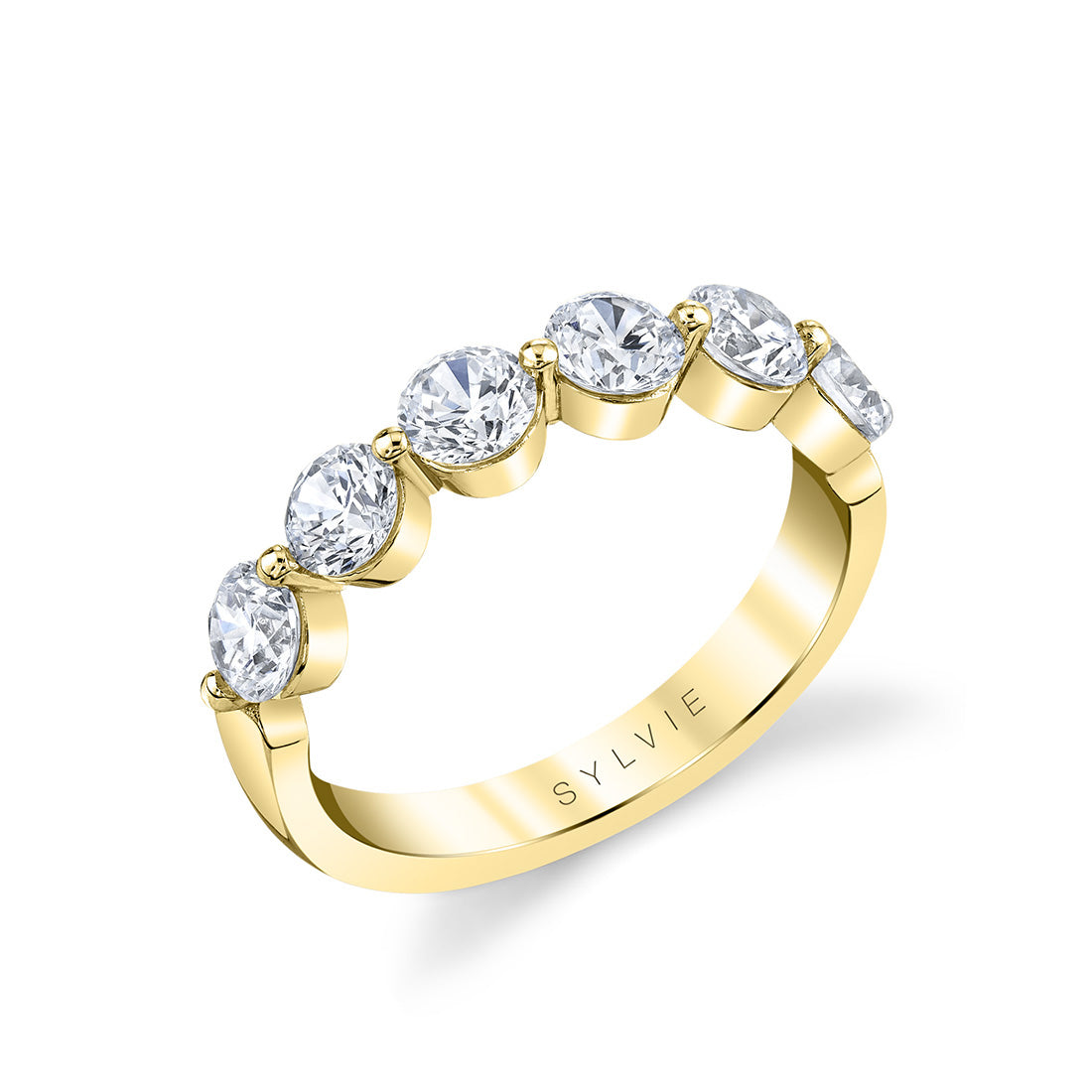 Shared Prong Wedding Ring - 1.50 CT