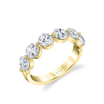 Shared Prong Wedding Band - 2.00 CT