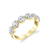 Shared Prong Wedding Band - 2.00 CT