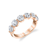 Shared Prong Wedding Band - 2.00 CT