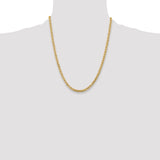 14k 4mm Semi-Solid Anchor Chain