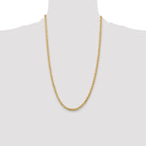 14k 4mm Semi-Solid Anchor Chain
