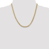 14k 4.75mm Semi-Solid Anchor Chain