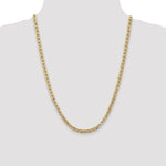 14k 4.75mm Semi-Solid Anchor Chain