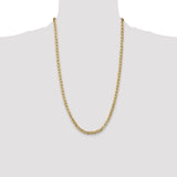 14k 4.75mm Semi-Solid Anchor Chain