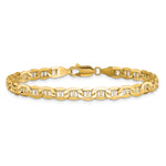 14k 4.75mm Semi-Solid Anchor Chain