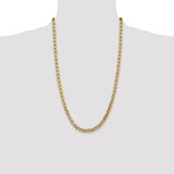 14k 5.5mm Semi-Solid Anchor Chain