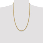 14k 4.3mm Semi-Solid Curb Chain
