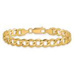 14k 7mm Semi-Solid Curb Chain