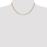 14k 2.4mm Semi-Solid Anchor Chain
