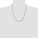 14k 2.4mm Semi-Solid Anchor Chain