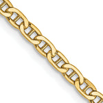 14k 2.4mm Semi-Solid Anchor Chain