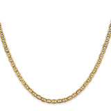 14k 3.2mm Semi-Solid Anchor Chain