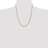 14k 3.2mm Semi-Solid Anchor Chain