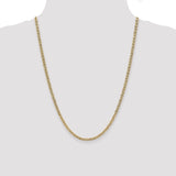 14k 3.2mm Semi-Solid Anchor Chain