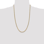 14k 3.2mm Semi-Solid Anchor Chain