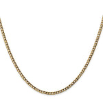 14k 2.5mm Semi-Solid Curb Chain